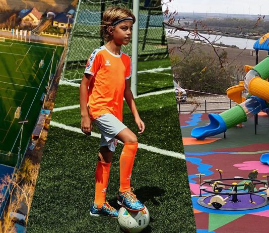 Terenuri de sport şi locuri de joacă pentru copii amenajate perfect cu gazon artificial