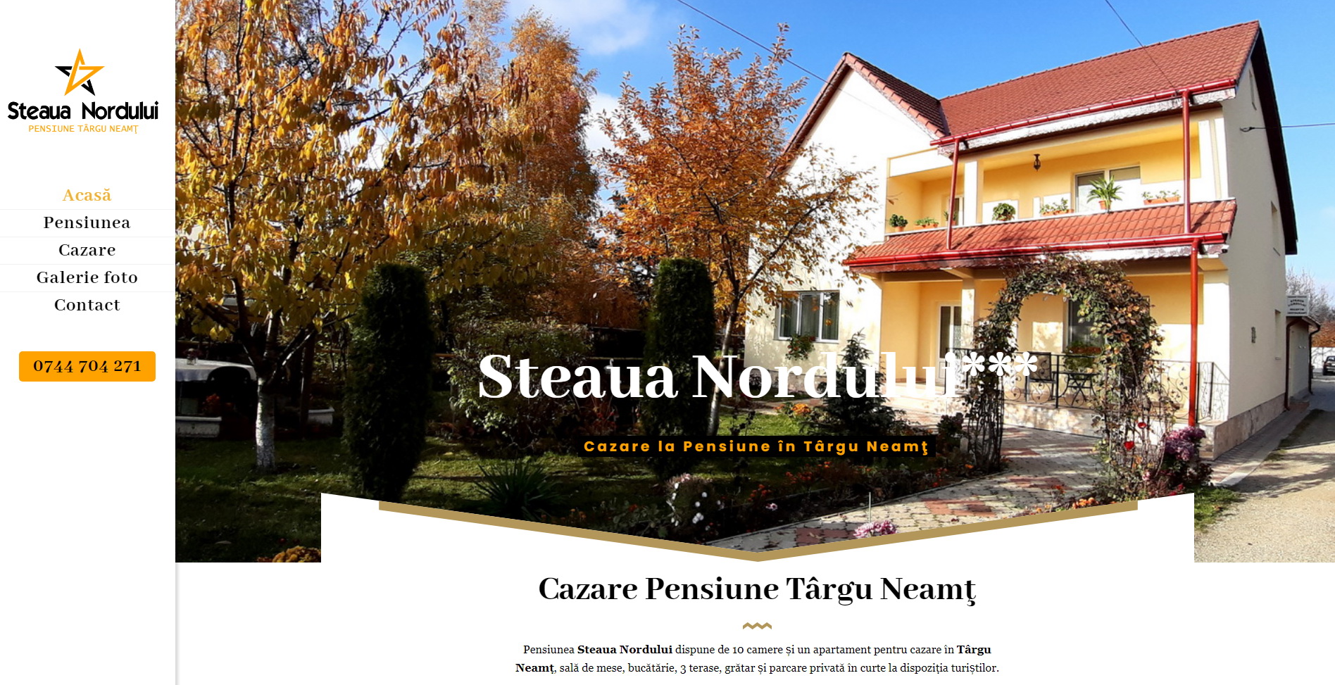 Pensiunea Steaua Nordului Targu Neamt