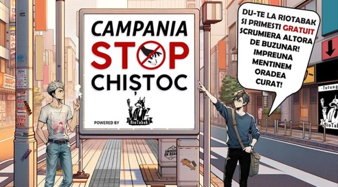 STOP Chiștoc! Rio Tabak lansează o campanie pentru o Oradea mai curată