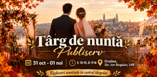 Pregătești nunta de vis? Descoperă noutățile și ofertele speciale la Târgul de Nuntă Publiserv din Oradea!