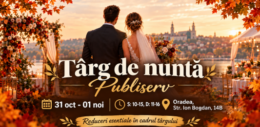 Pregătești nunta de vis? Descoperă noutățile și ofertele speciale la Târgul de Nuntă Publiserv din Oradea!