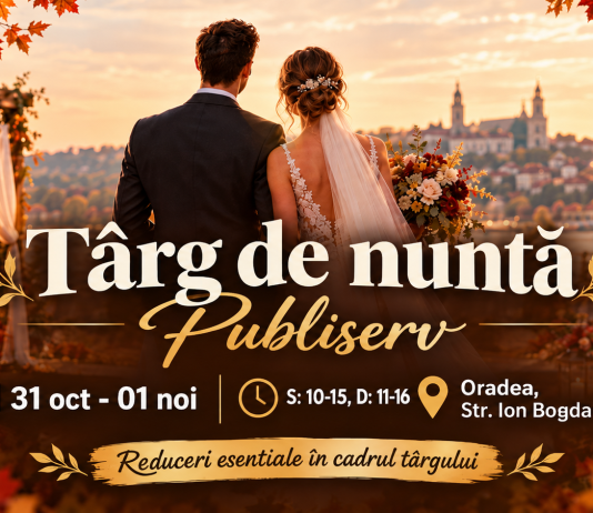 Pregătești nunta de vis? Descoperă noutățile și ofertele speciale la Târgul de Nuntă Publiserv din Oradea!